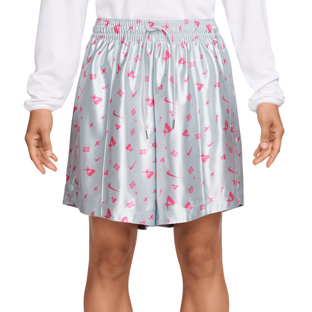 A'Ja Wilson Damen Kurze Hosen - Grau - Größe 36 - Baumwoll-Jersey Grey 36