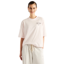 Women T-Shirts - New Balance Trackside Ringer T-Shirt - Pink Salt