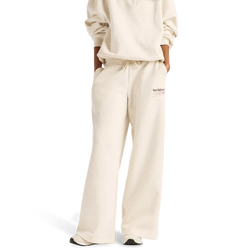 Women Pants - New Balance Trackside Fleece Pant - Linen Heather