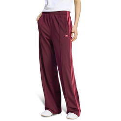 Women Pants - adidas Tracksuit Pant - Maroon-Power Pink
