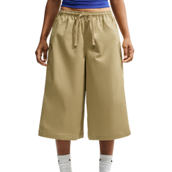 Women Shorts - Nike Oversized Mid-Rise Parachute Shorts - Parachute Beige-Parachute Beige