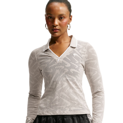 Women T-Shirts - Nike Sportswear Long Sleeve Chill Knit - Cream Ii-Cream Ii-White