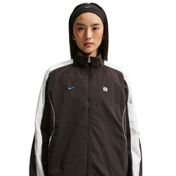 Women Jackets - Nike Sportswear Woven Jacket - Velvet Brown-Sail-Sail