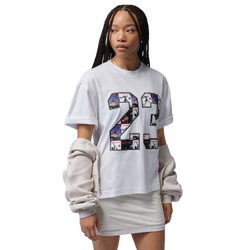 Women T-Shirts - Jordan Girlfriend T-Shirt - White-White-White