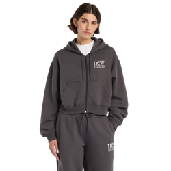 Women Hoodies - New Balance Fleece Hoodie - Black