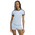 adidas 3 Stripes Slim T-Shirt - Women T-Shirts Crystal Sky-Maroon