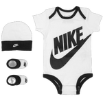 White-Black-White- HD-NK HAT/BOOTIE GIFT SET WHT/BLK