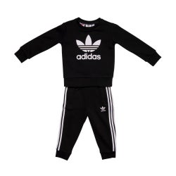 Infants Tracksuits - adidas Crew Set - Black-White