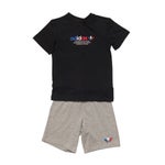 Black-Medium Grey Heather