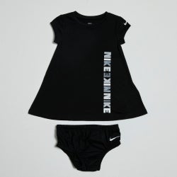 Infants T-Shirts - Nike Dress - Black-White