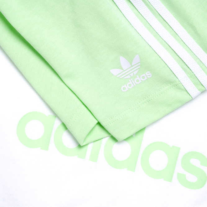 adidas 2-4 Year Old Trefoil Shorts Tee Set Image 3 of 7. Tap to open photo gallery.