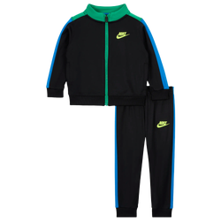 Infants Tracksuits - Nike 12-24 Months Logo Set - Black-Stadium Green