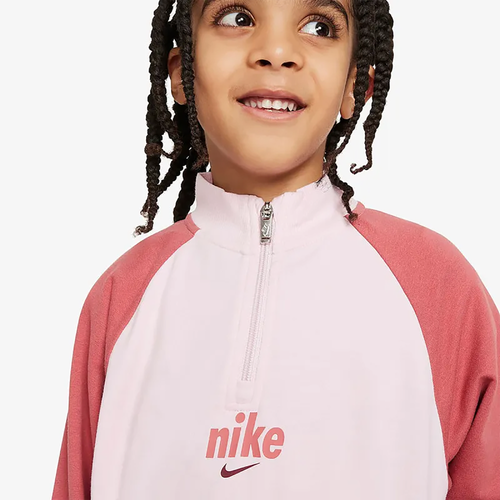 Nike 2-4 Year Old 1/2 Zip Pink Set Image 3 of 4. Tap to open photo gallery.