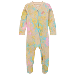 Baby Tracksuits - Nike 0-9 Months All Over Print Coverall - Sandrift-Red Stardust