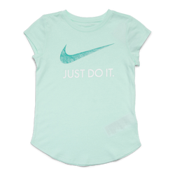 Pre School T-Shirts - Nike Air - Teal-White