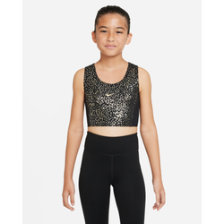 Grade School Sport Bras/Sport Vests - Nike Tank - Black-Metallic Gold