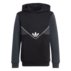 Grade School Hoodies - adidas Originals - Black-Carbon