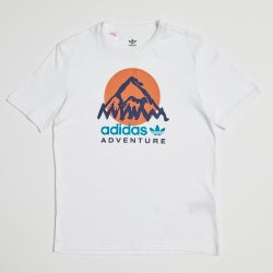 Grade School T-Shirts - adidas Graphics - White-White