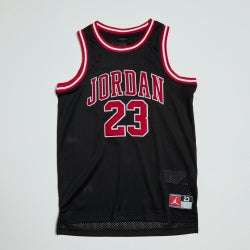 Grade School Jerseys/Replicas - Jordan Jumpman Jersey - Black-Red-White