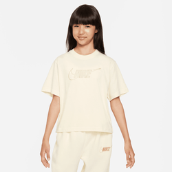 Grade School T-Shirts - Nike Air Tee - Coconut Milk-Coconut Milk