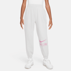 Grade School Pants - Nike 8-15 Year Old French Terry Pant - Photon Dust-Playful Pink