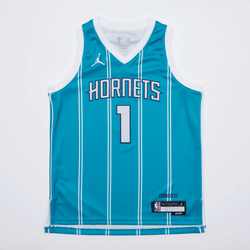 Grade School Jerseys/Replicas - Nike 8-15 Year Old LaMelo Ball Hornets NBA Jersey - Rapid Teal-Rapid Teal