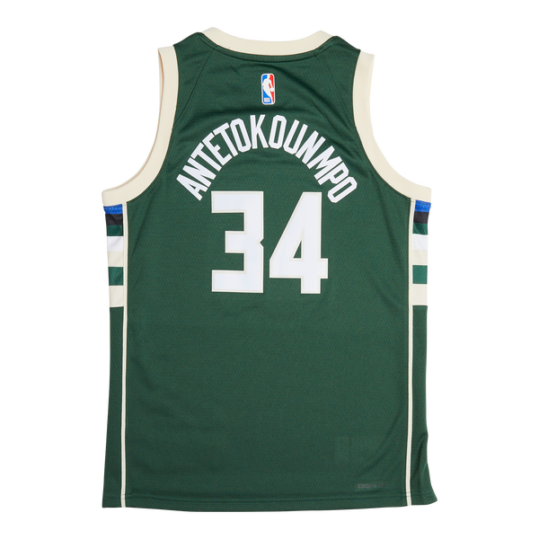 Nike 8-15 Year Old Giannis Milwaukee Bucks Nba Jersey Image 2 of 2. Tap to open photo gallery.