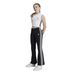 Grade School Leggings - adidas 8-15 Year Old Adicolor Leggings - Black-Black