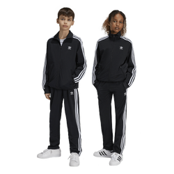 Grade School Pants - adidas Adicolor Firebird Kids Tracksuit Pants - Black-Black