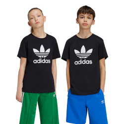 Grade School T-Shirts - adidas Originals Tee - Black-White