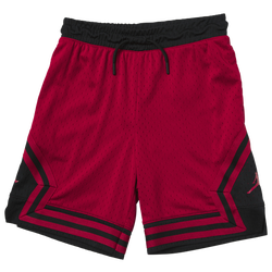 Grade School Shorts - Jordan 8-15 Year Old Diamond Short - Gym Red-Black