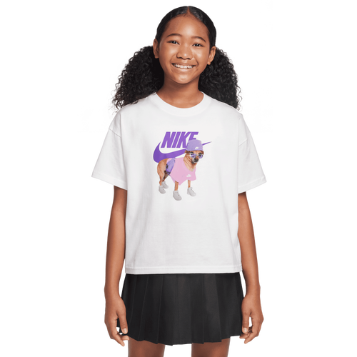 Nike Sportswear Older Kids Graphic T-Shirt Image 1 of 5. Tap to open photo gallery.