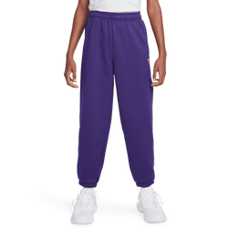 Grade School Pants - Nike Kobe Bryant Big Kids' Therma-FIT Jogger Pants - Court Purple-Uni Gold