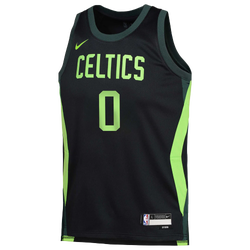 Grade School Jerseys/Replicas - Nike Nba City Edition Jayson Tatum - Black-Black