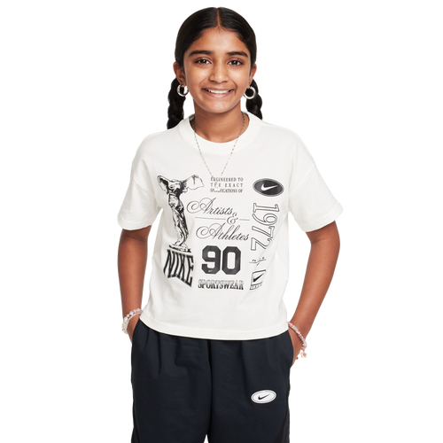 Nike Sportswear Older Kids Graphic T-Shirt Image 1 of 6. Tap to open photo gallery.