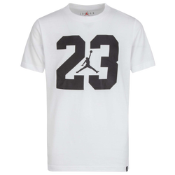 Grade School T-Shirts - Jordan Jumpman Tee - White-White