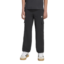 Grade School Pants - adidas Cargo Pant - Black-White