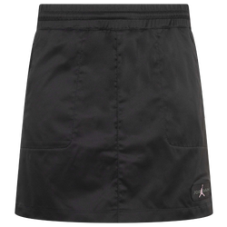 Grade School Shorts - Jordan Big Kids' Crafted Utility Skort - Black-Black