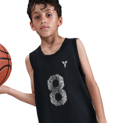 Grade School Jerseys/Replicas - Nike Kobe Bryant Basketball Jersey - Black-Silver