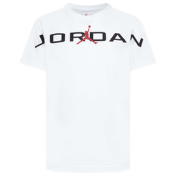 Grade School T-Shirts - Jordan Big Kids Utility Tee - White-White