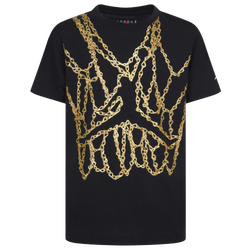 Grade School T-Shirts - Jordan Big Kids Utility Tee - Black-Black