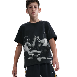 Grade School T-Shirts - Nike LeBron Max90 T-Shirt - Off Noir-Off Noir