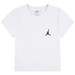 Grade School T-Shirts - Jordan Essentials - White-White