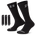 Jordan Essentials Crew Socks 3 Pack M6-8 - Unisex Socks Black-White