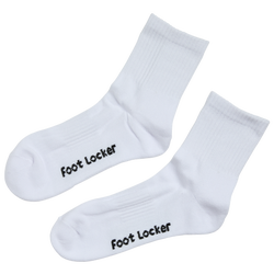 Unisex Socks - Foot Locker Quarter Crew Socks 3Pk W2-8 - White-White