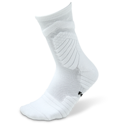 Unisex Socks - Foot Locker Basketball Crew Socks 2Pk M7-11 - White-Black