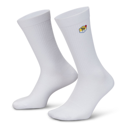 Unisex Socks - Nike Everyday Essential Crew Tuned - White-White