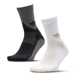 Unisex Socks - adidas Modern City Crew Socks 2 Pairs - Wonder White-Grey Four
