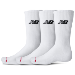 Unisex Socks - New Balance Everyday Crew Socks 3 Pack - White