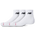 New Balance Everyday Ankle Socks 3 Pack - Unisex Socks White